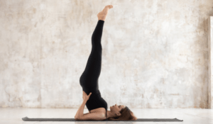 Read more about the article Sarvangasana (Shoulder Stand) – Practice, Benefits, and Precautions