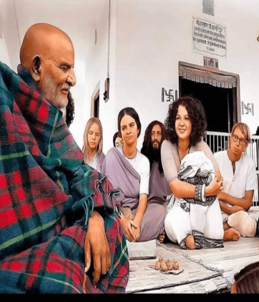 neem-karoli-baba-with-devotee-images