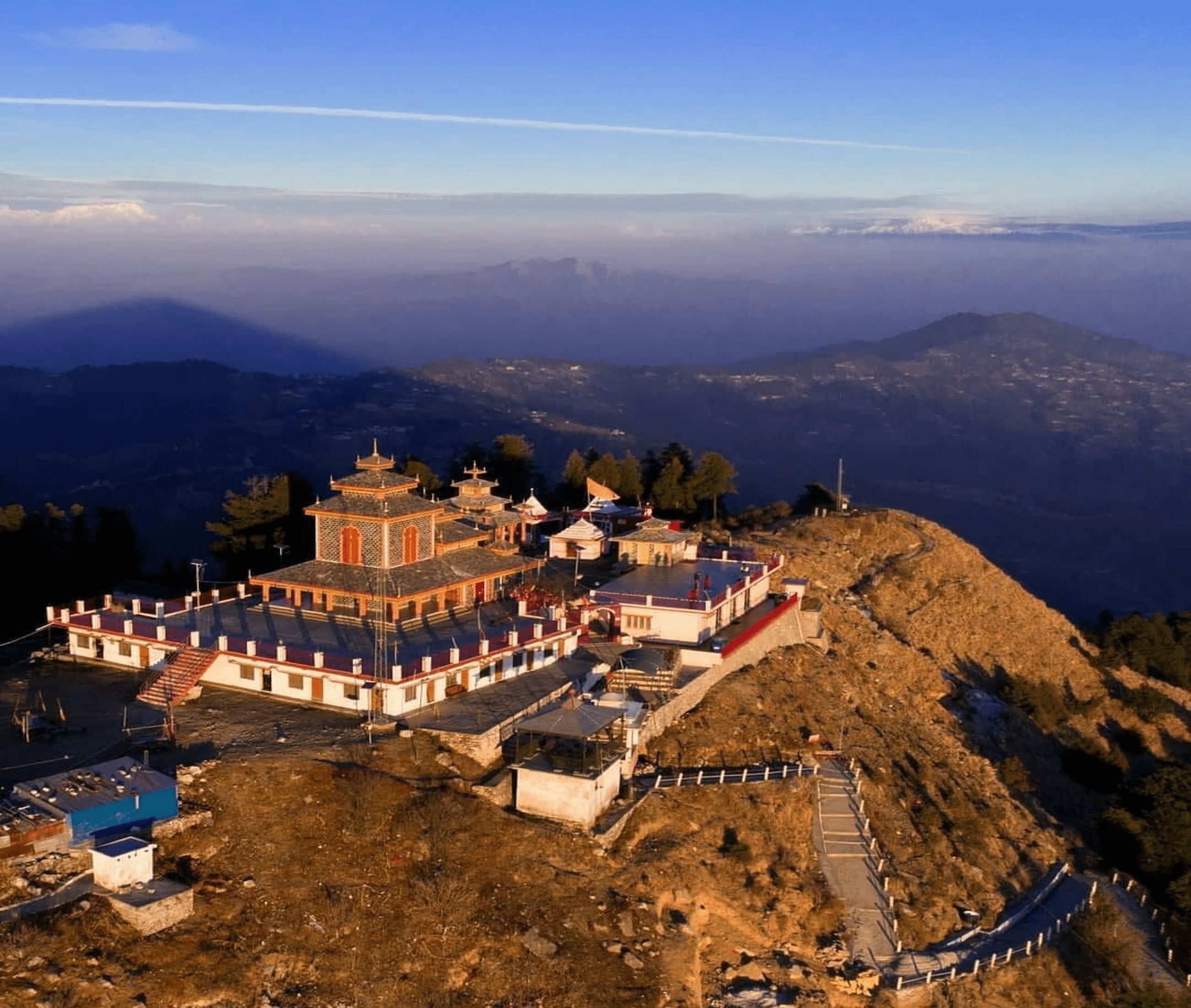 Surkanda-Devi-Temple-Drone-View