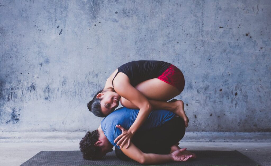 Partner Child Pose