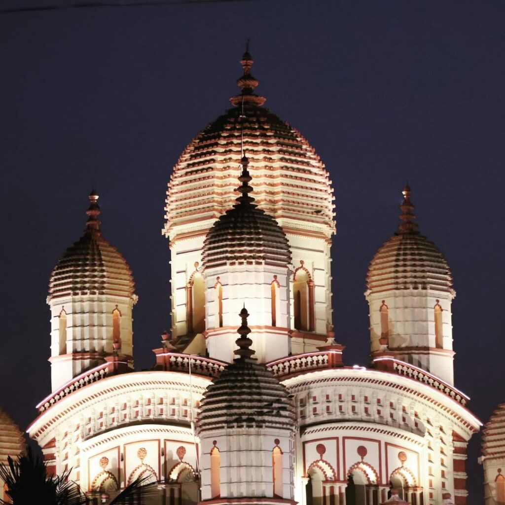 Dakshineswar Kali Temple Night Images