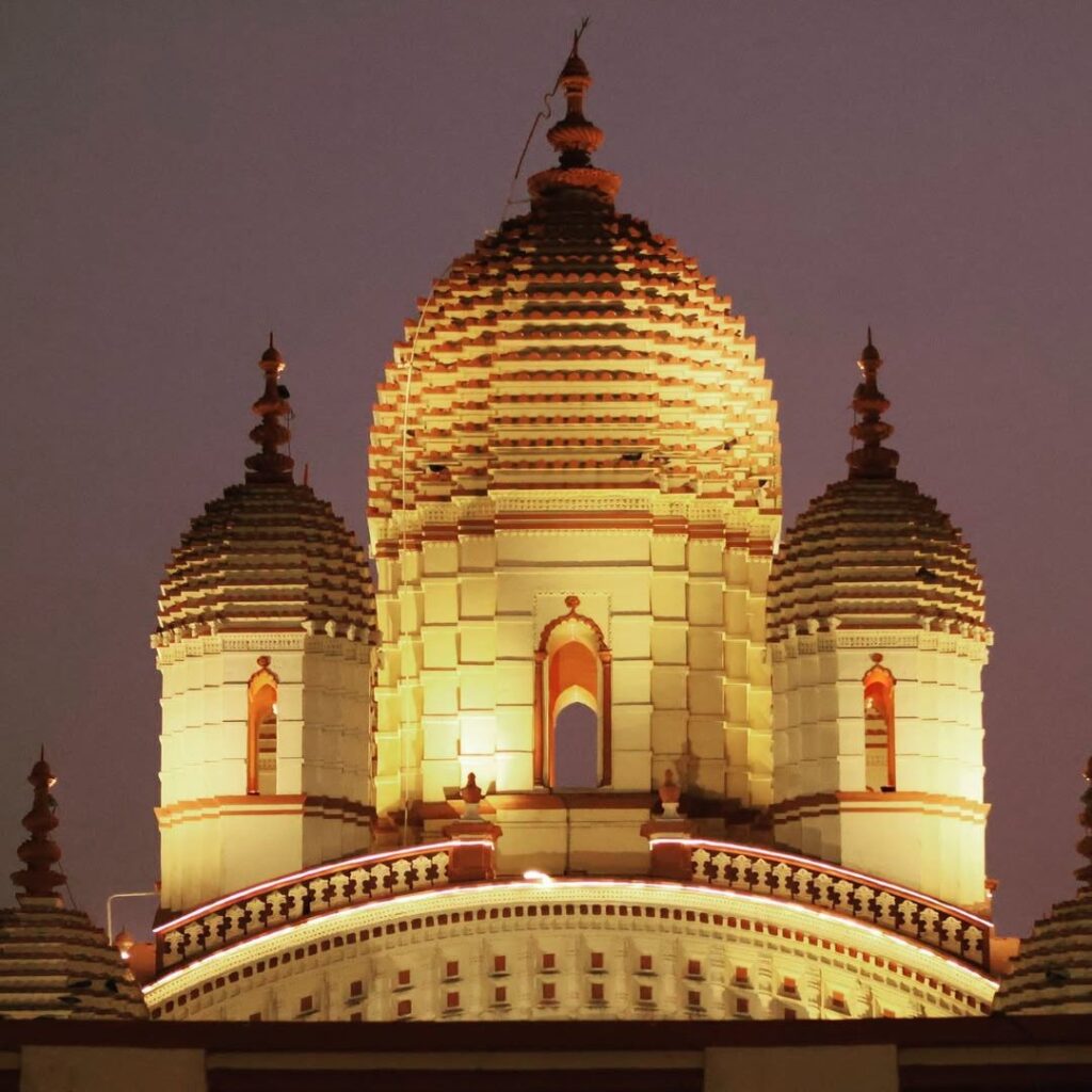 Dakshineswar Kali Temple Night View Hd Wallpaper