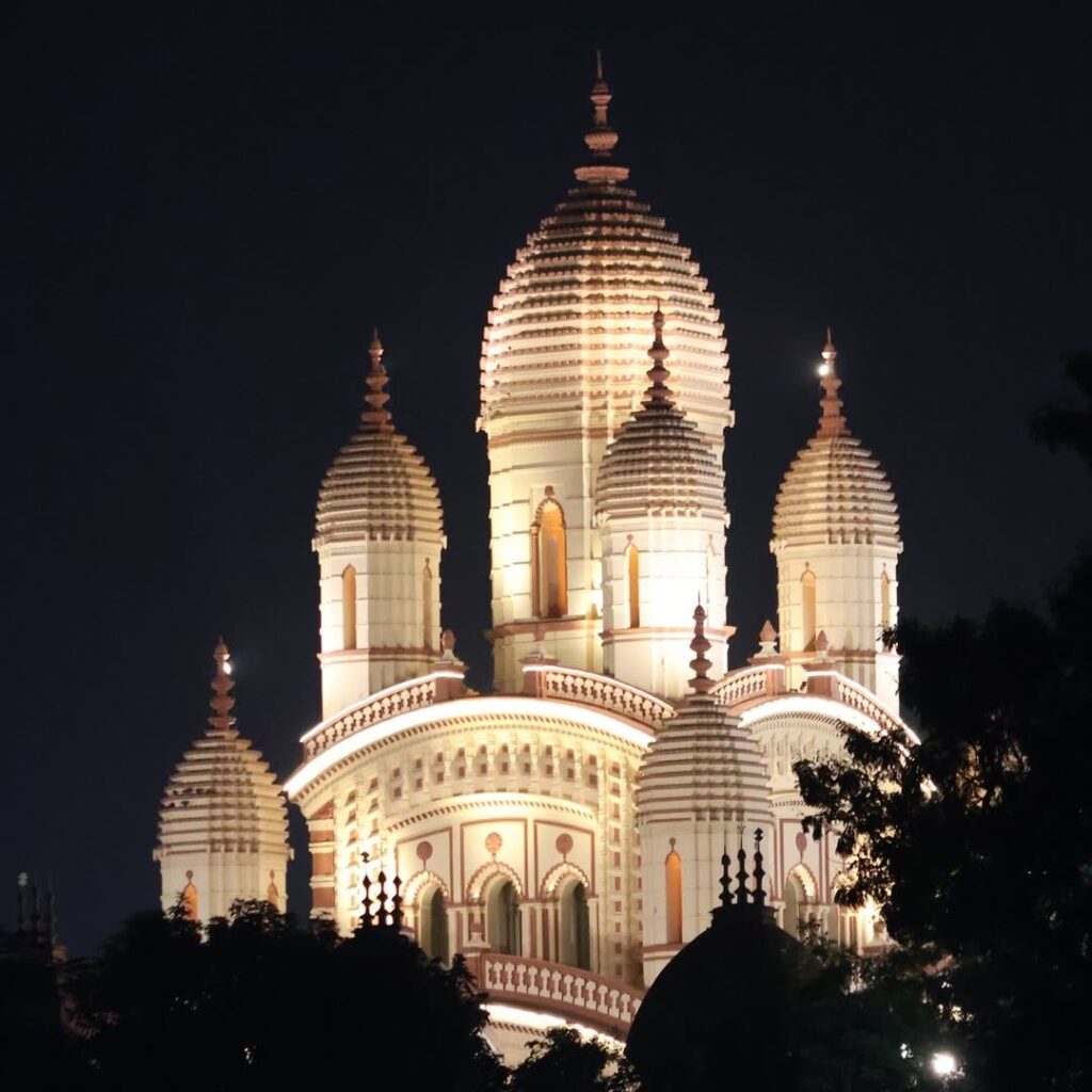 Dakshineswar Kali Temple Night View Photos