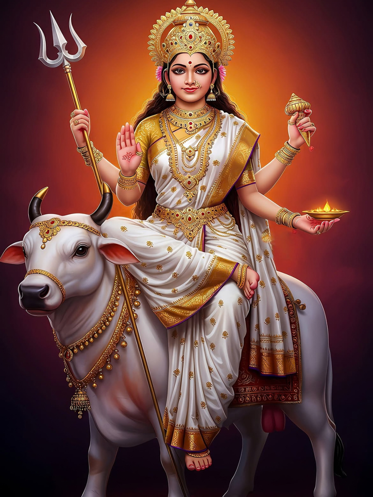 1080p mata shailputri wallpaper hd