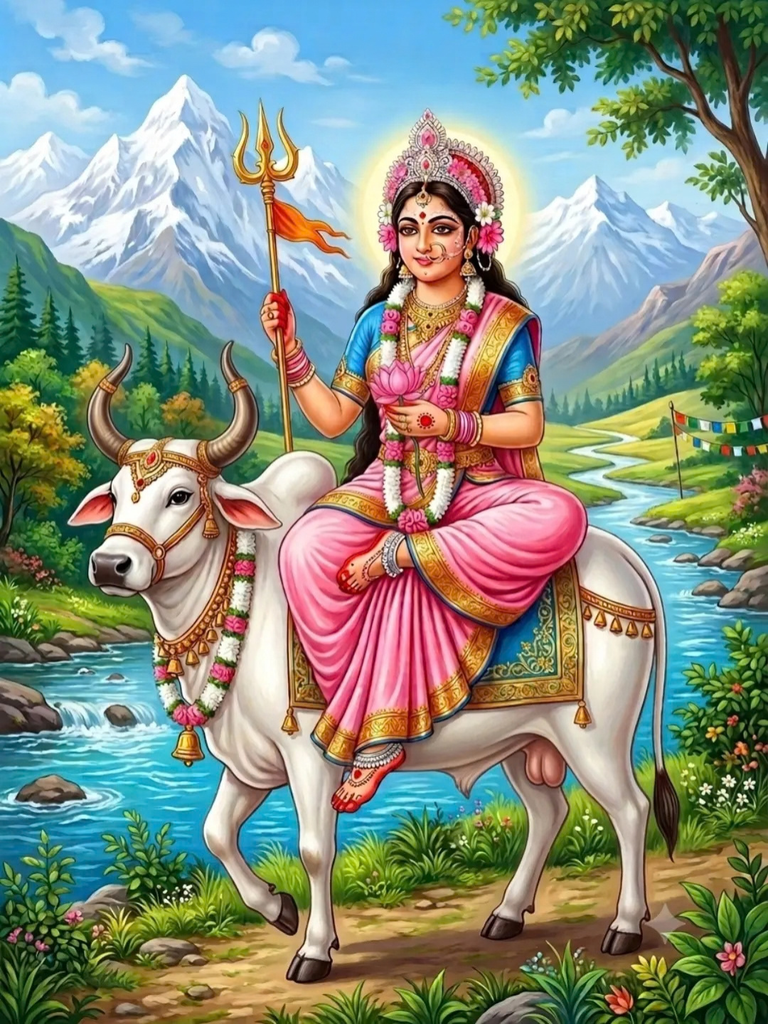 First Maa Shailputri Image